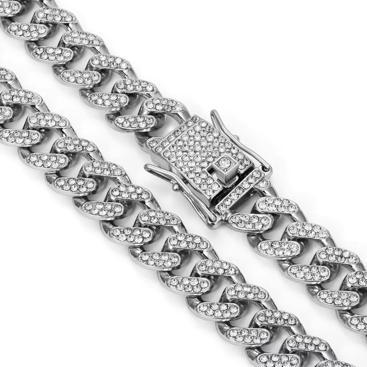 Cuban Link cristales detalle macro